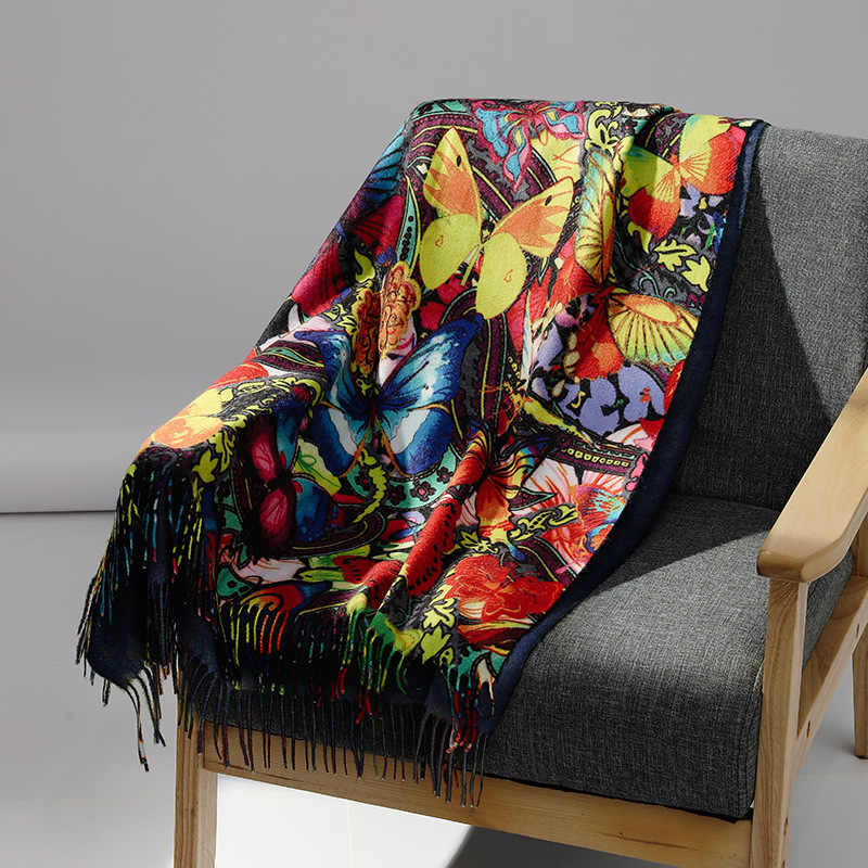 Luxus Marke Ölgemälde Kaschmir – Cashmere Pashmina Wrap Bewertung und Preis